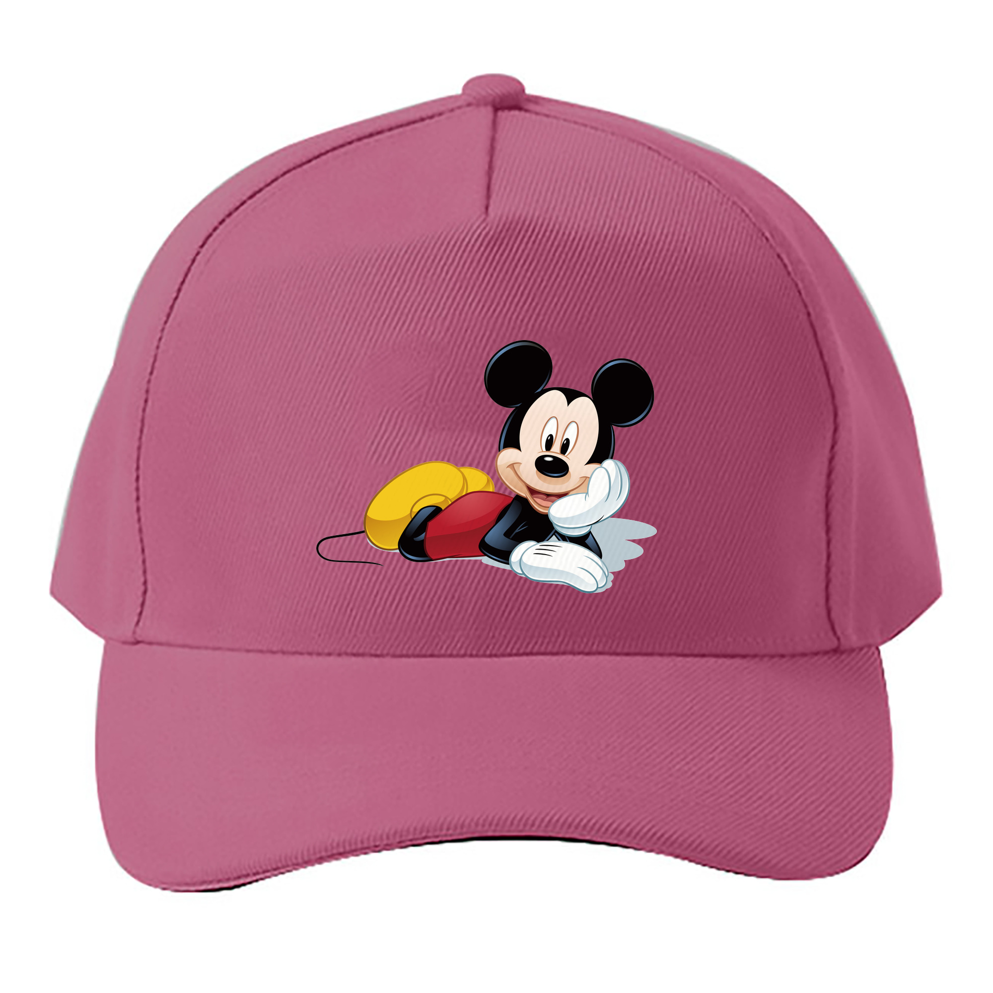（画像用） ミッキーマウス Mickey Mouse ベースボールキャップ 綿100％ 男女兼用 帽子 スポーツ